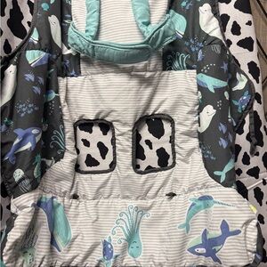 Whimsical Sea Life Kids Shopping Cart Cover